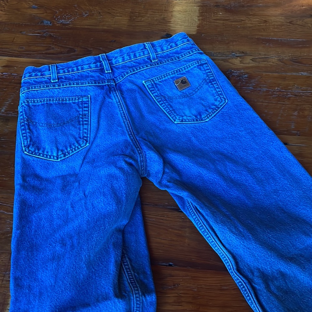 🍂 Carhartt Relaxed Fir Flannel-Lined 5 Pocket Jean 36x30